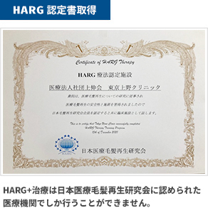 HARG認定書取得