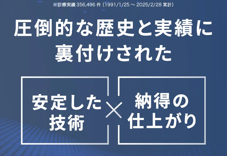 安定した技術x納得の仕上がり