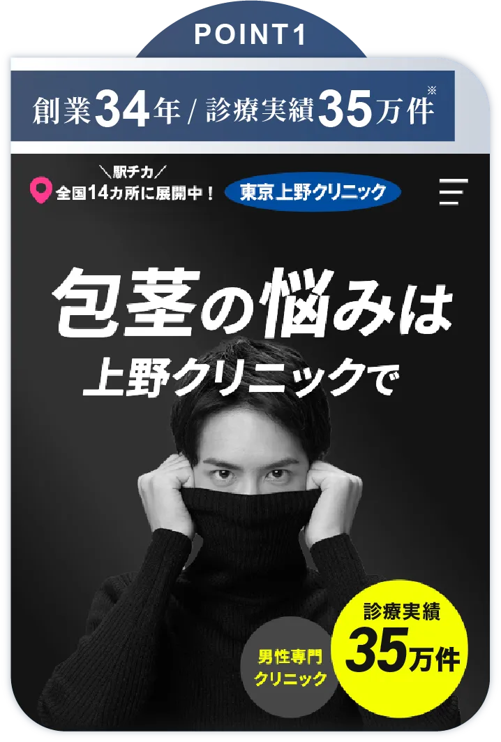 上野クリニック/失敗を許さない実績