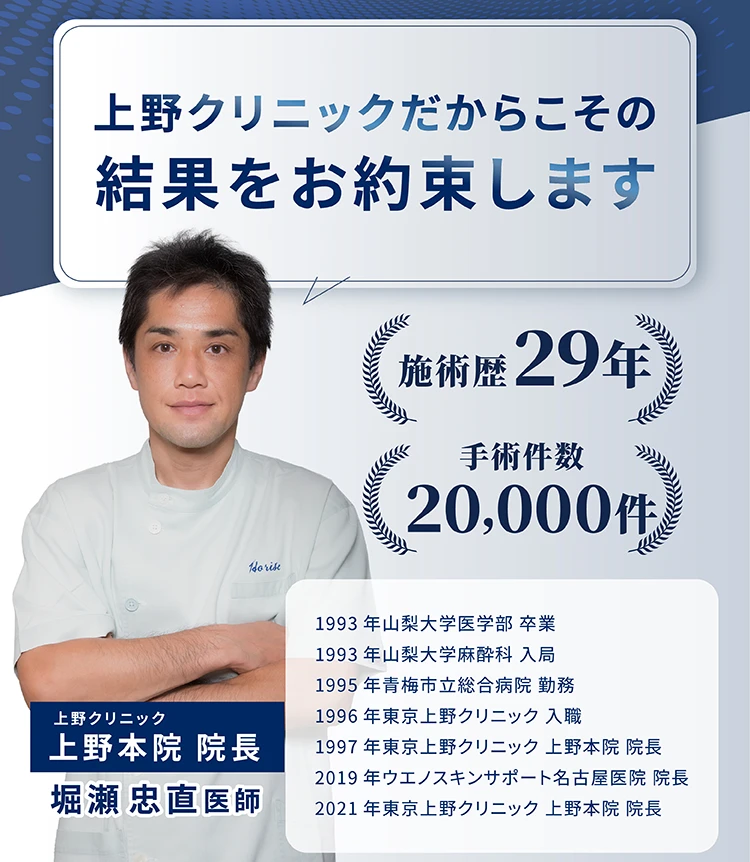 上野クリニック/結果を約束します