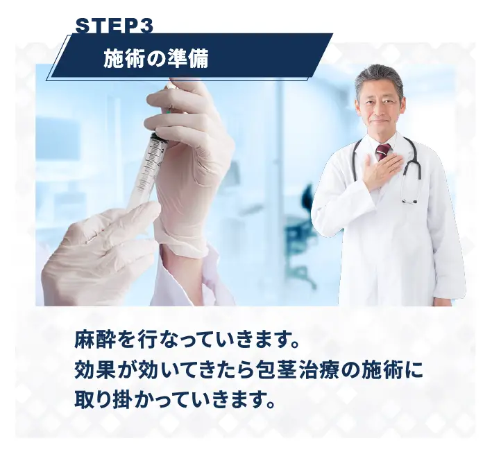 施術の準備