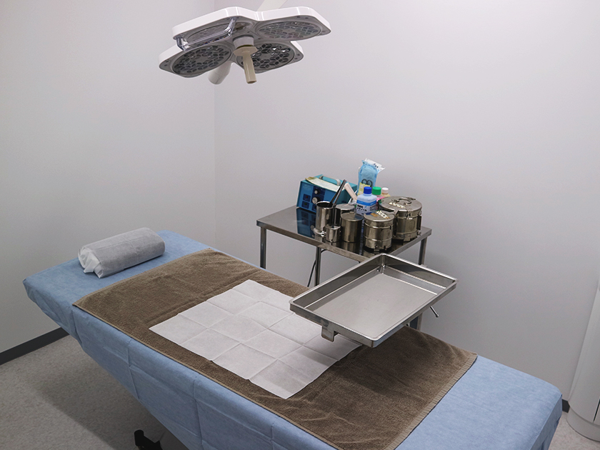 上野クリニック新宿院 処置室